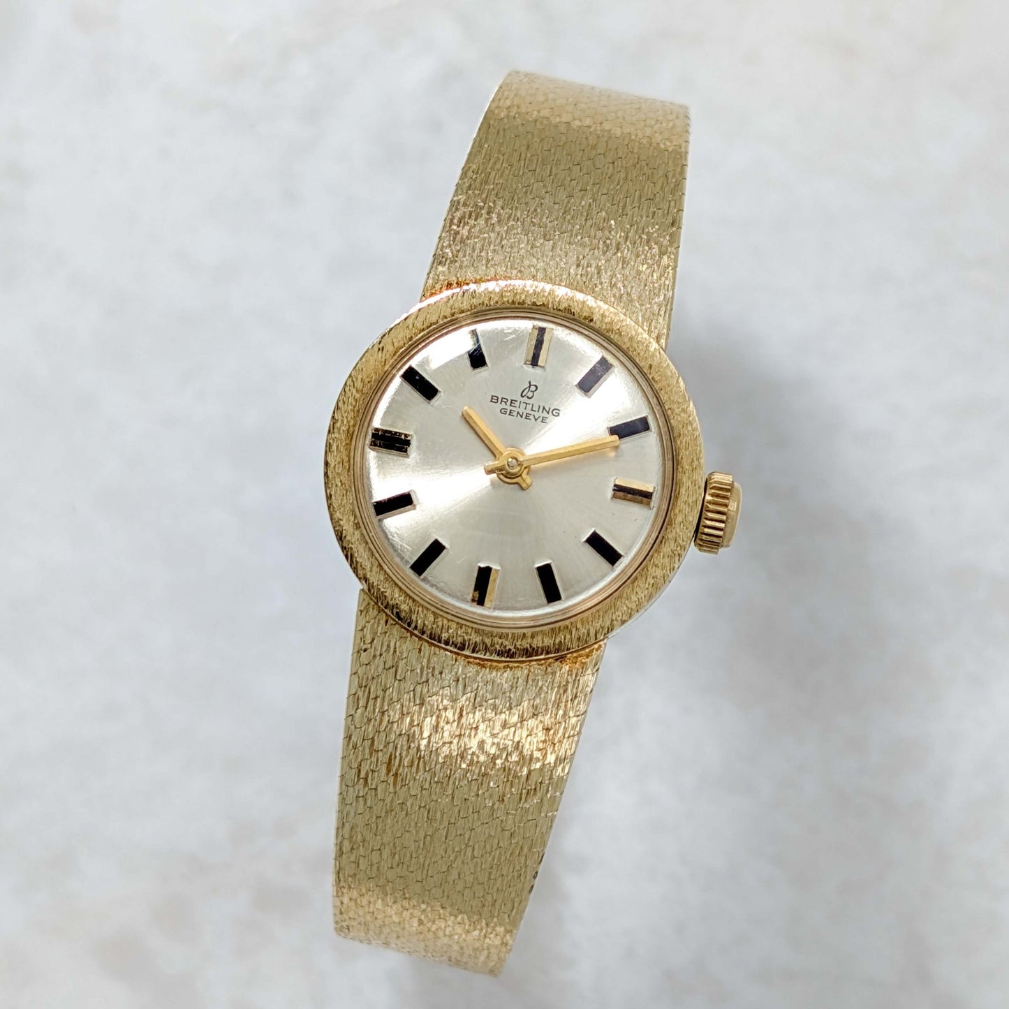 14k Gold Ladies Cocktail Watch Breitling Wristwatch