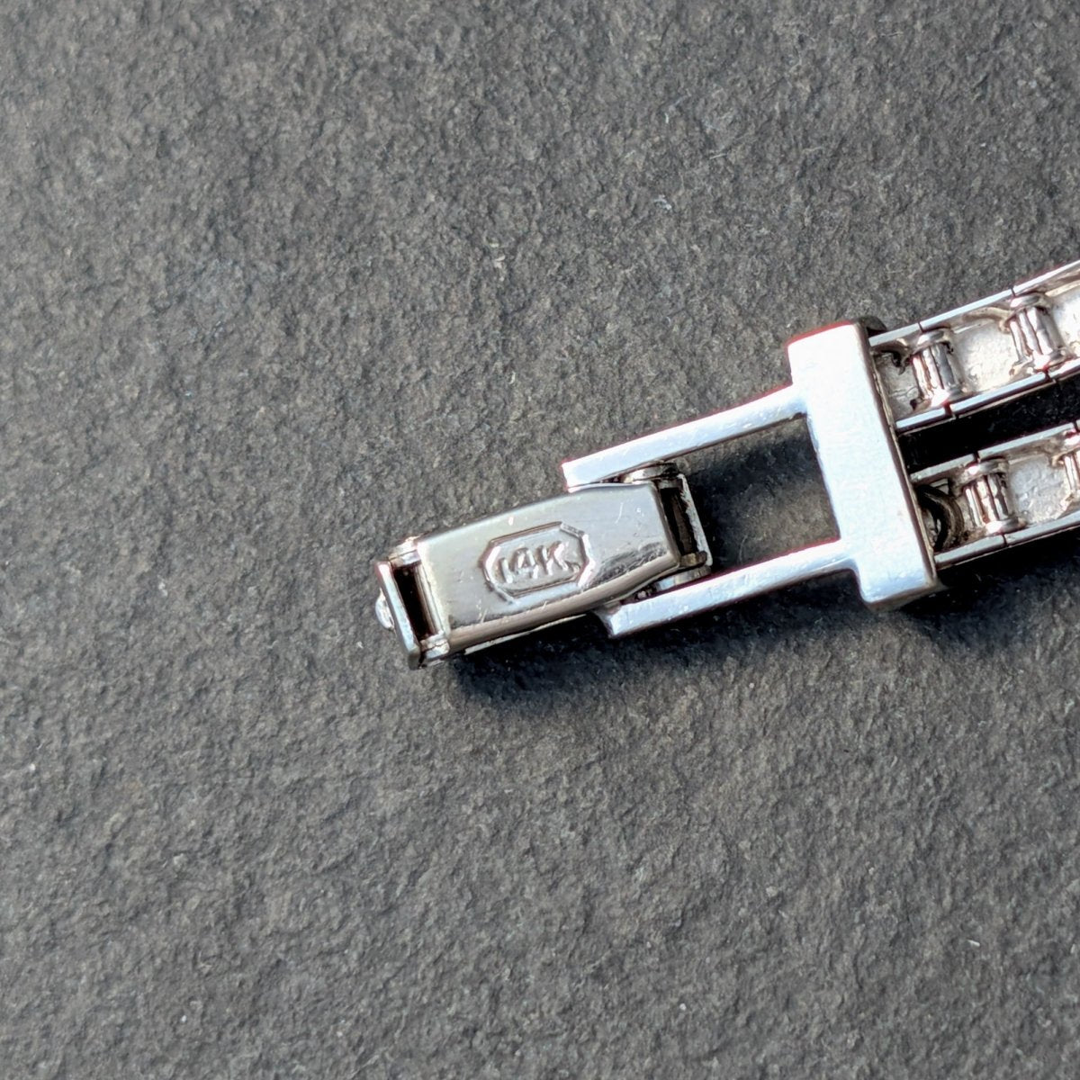 1960s Ladies Gübelin 14 Karat White Gold Wristwatch