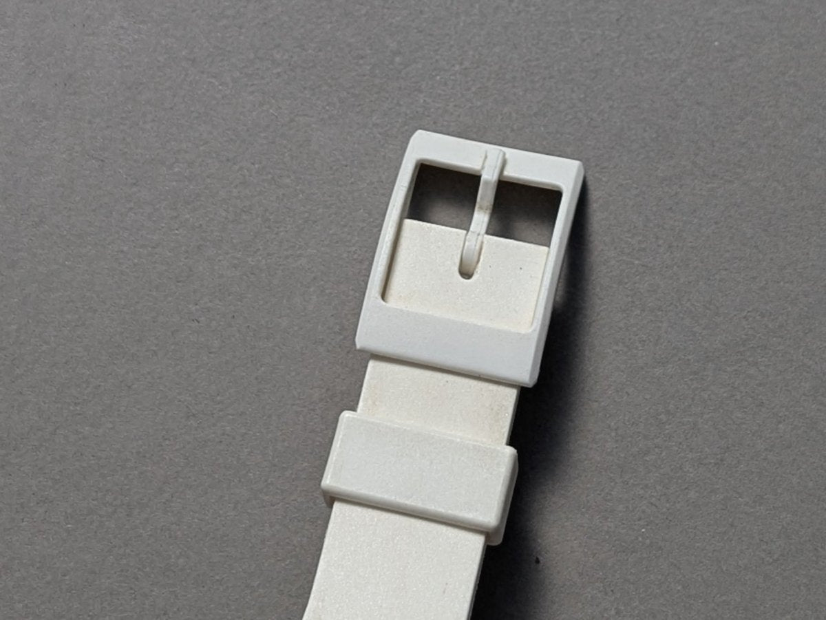 Aquastar Geneve Tennis Watch White Plastic Wristwatch
