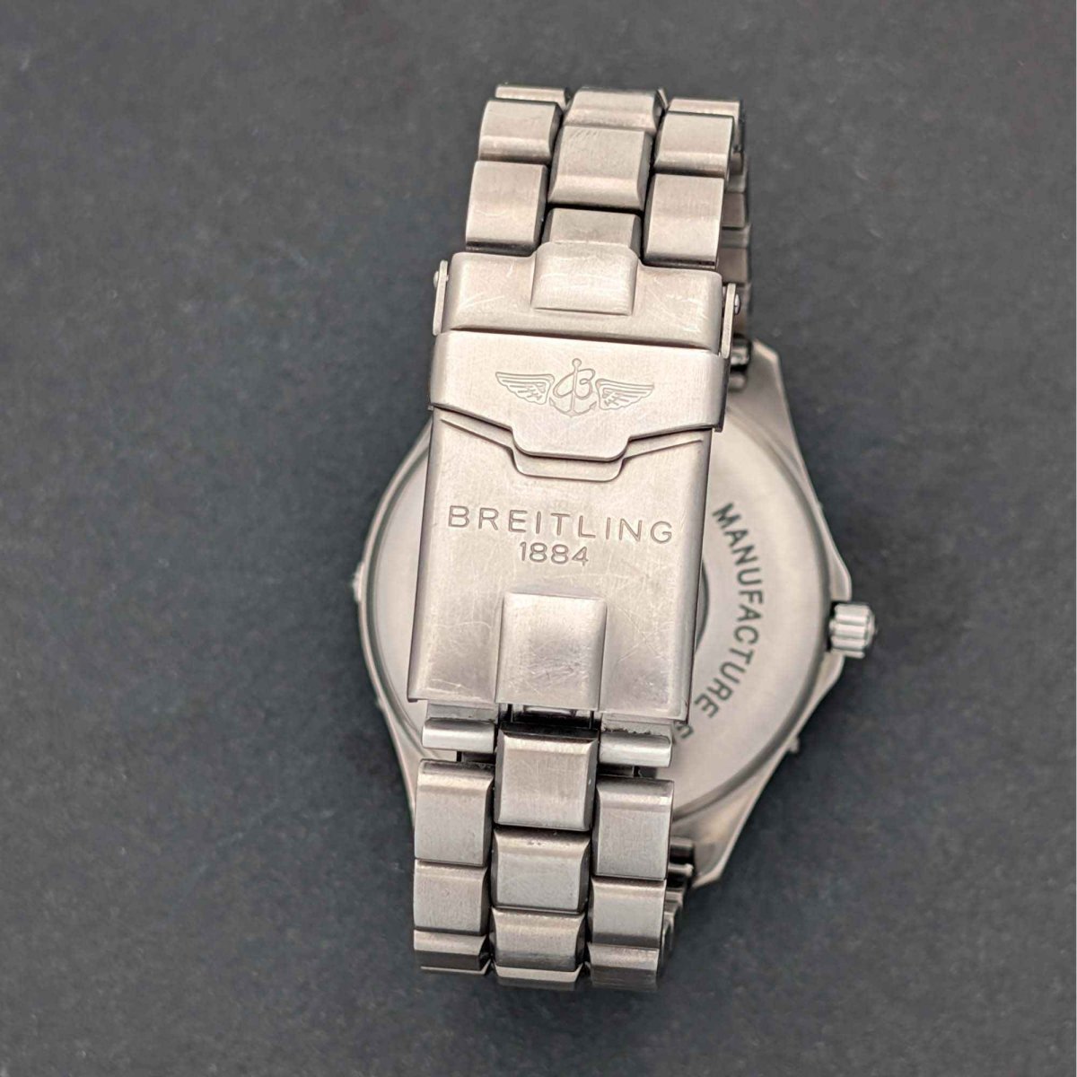 Breitling Aerospace Titanium Blue Dial Ref. E56062 Wristwatch