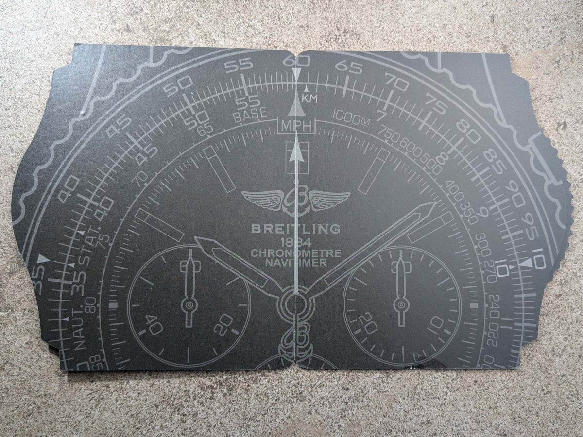 Breitling Navitimer Slide Rule Demonstration Model - Instruction Manual Guide Collectible