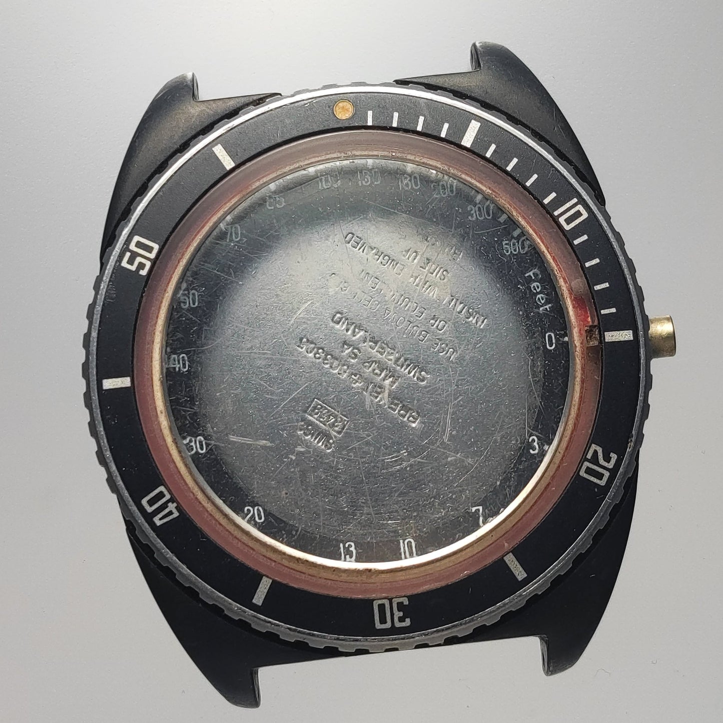 Bulova Accutron Ref. 8459 Deep Sea Diver 666 Depth Gauge Case Spare Part