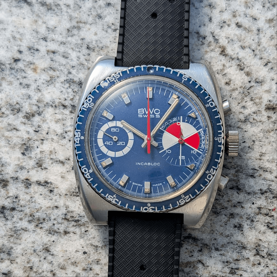 BWC Swiss Yachting Chronograph Valjoux 7733 200m 10 bps