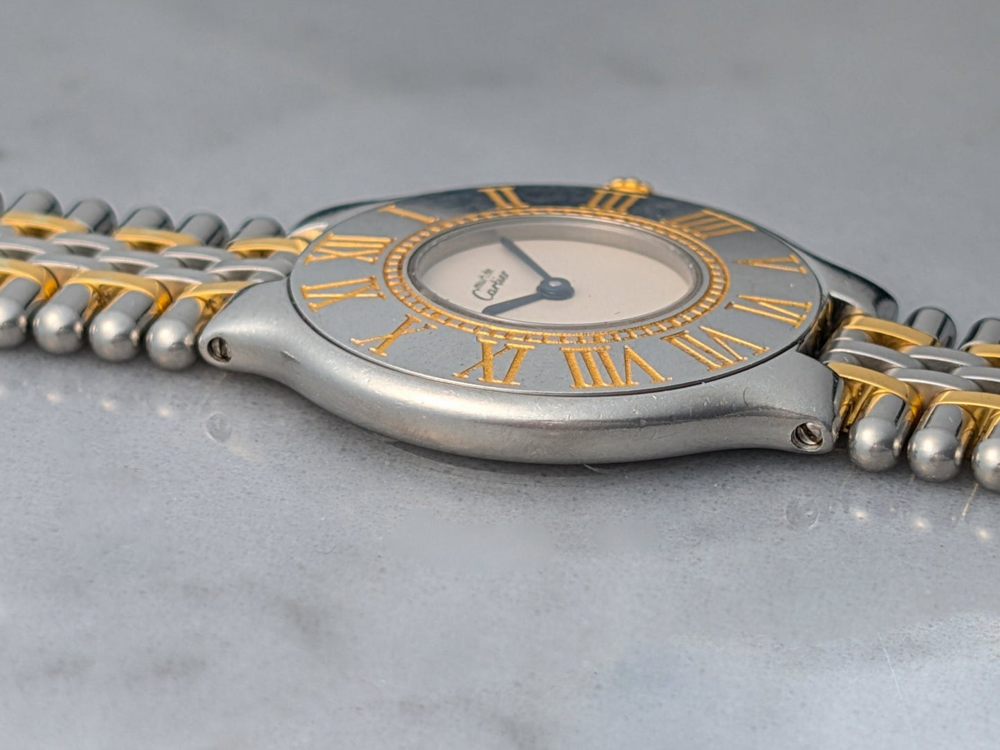 Cartier 21 Must de Cartier Two Tone Wristwatch
