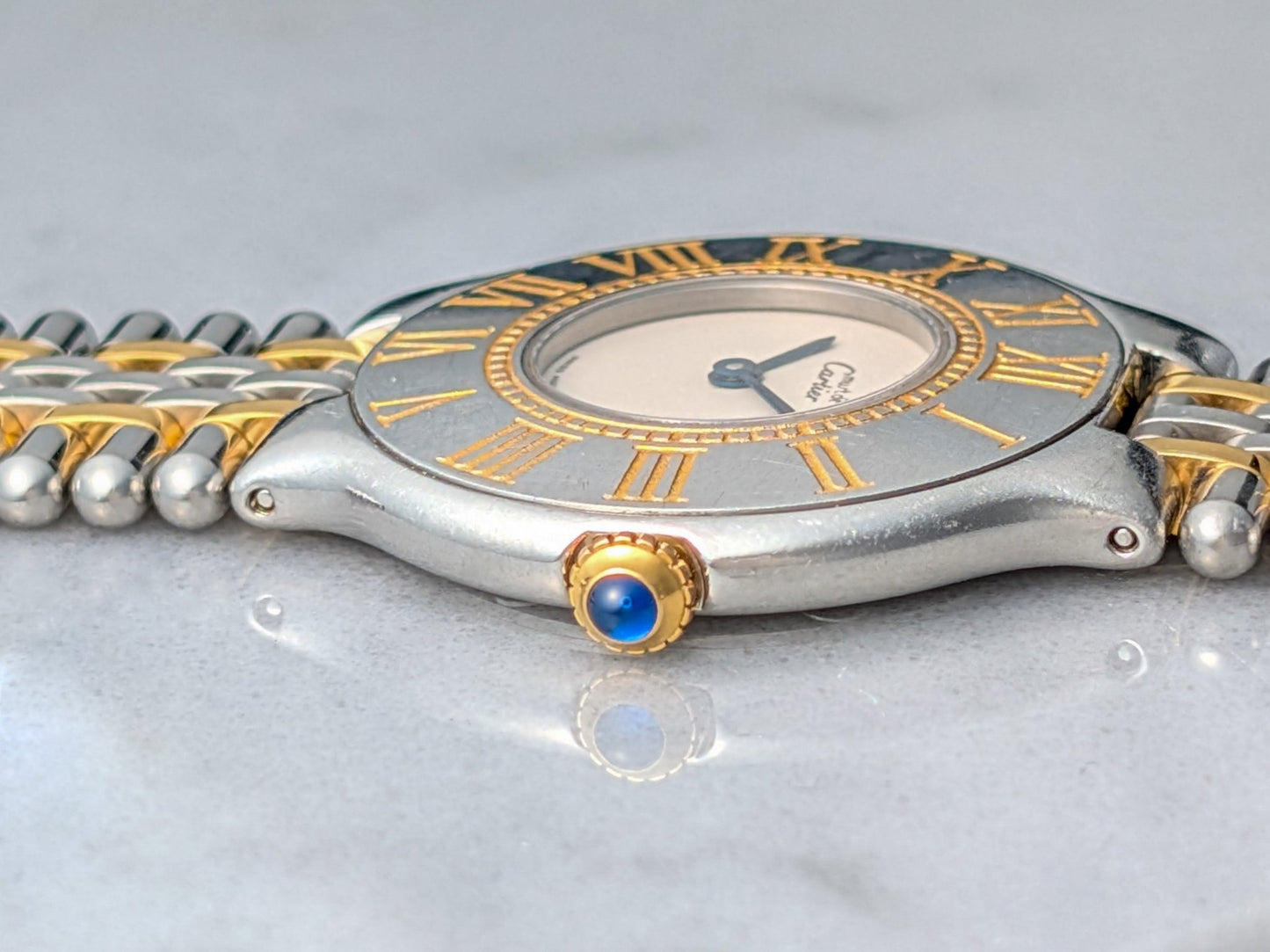 Cartier 21 Must de Cartier Two Tone Wristwatch