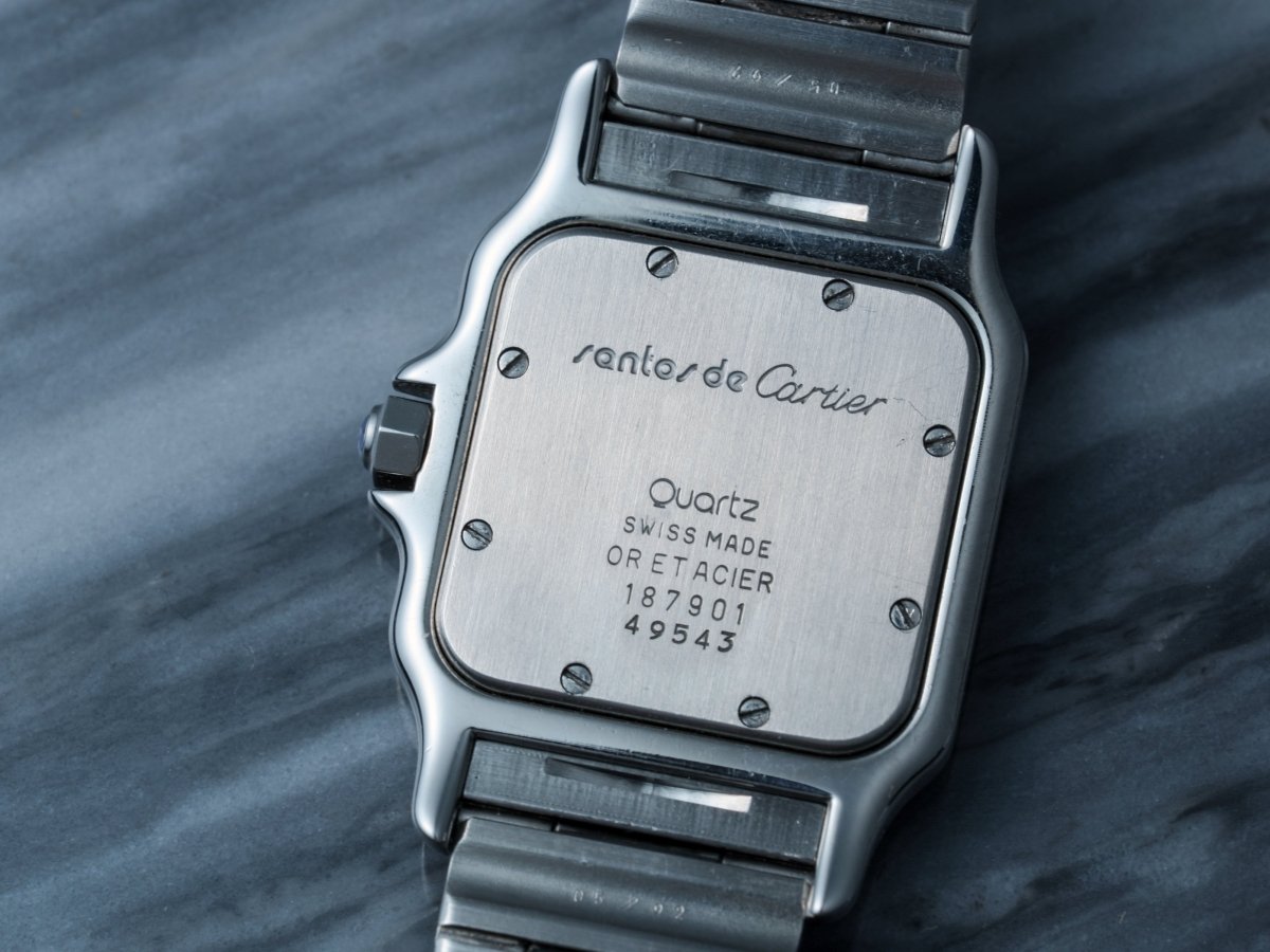 Cartier Santos Galbée Ref. 187901 Tropical Dial Wristwatch