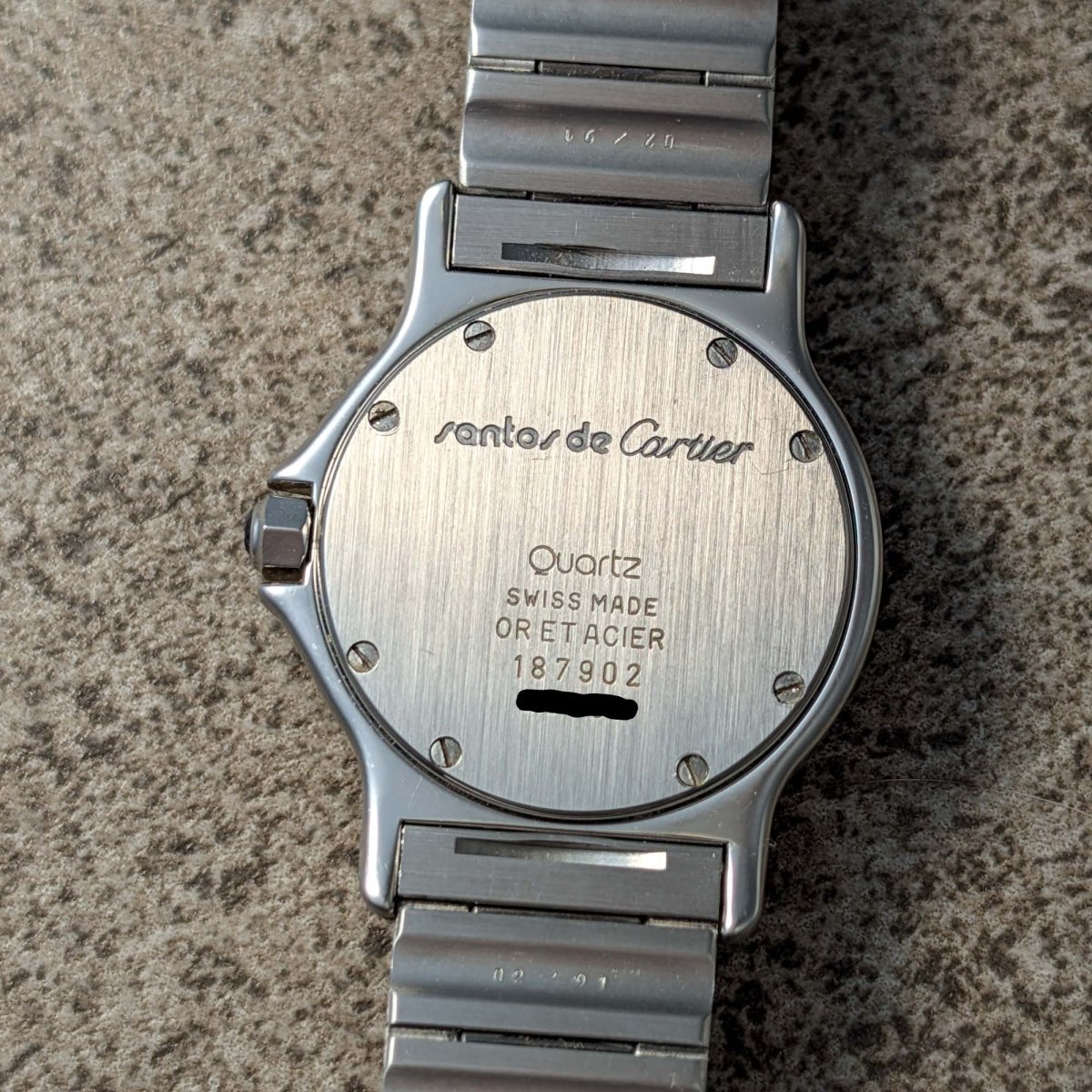 Cartier Santos Octagon Ronde GM - Ref. 187902 - Full Set Wristwatch