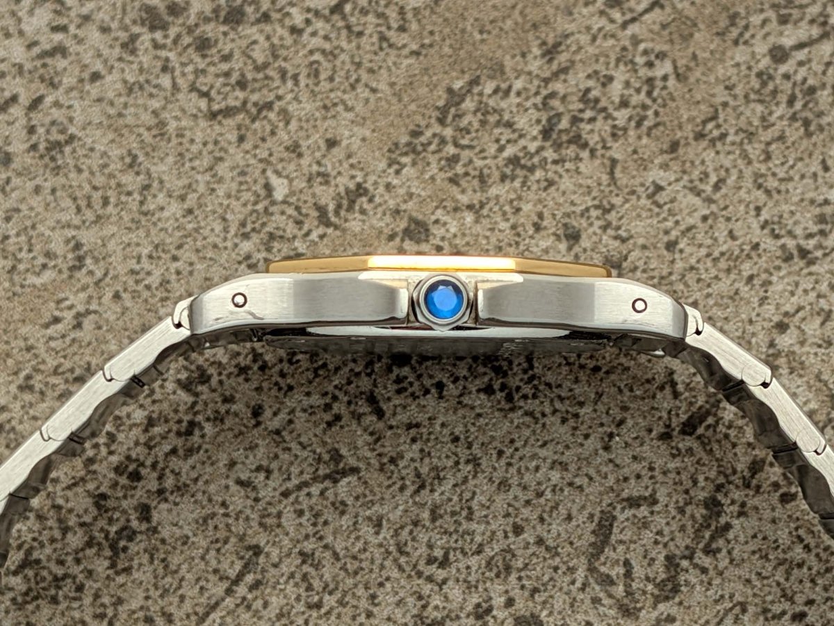 Cartier Santos Octagon Ronde GM - Ref. 187902 - Full Set Wristwatch