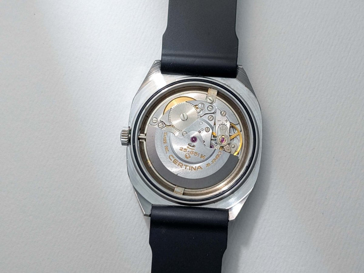 Certina Blue Ribbon Ref. 913.3790.41 Octagonal Case 1970s Wristwatch