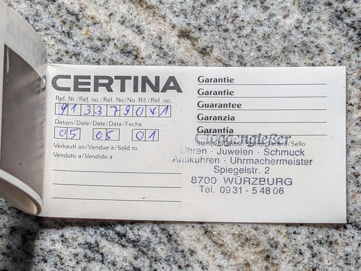 Certina Blue Ribbon Ref. 913.3790.41 - Octagonal Case - 70s Wristwatch