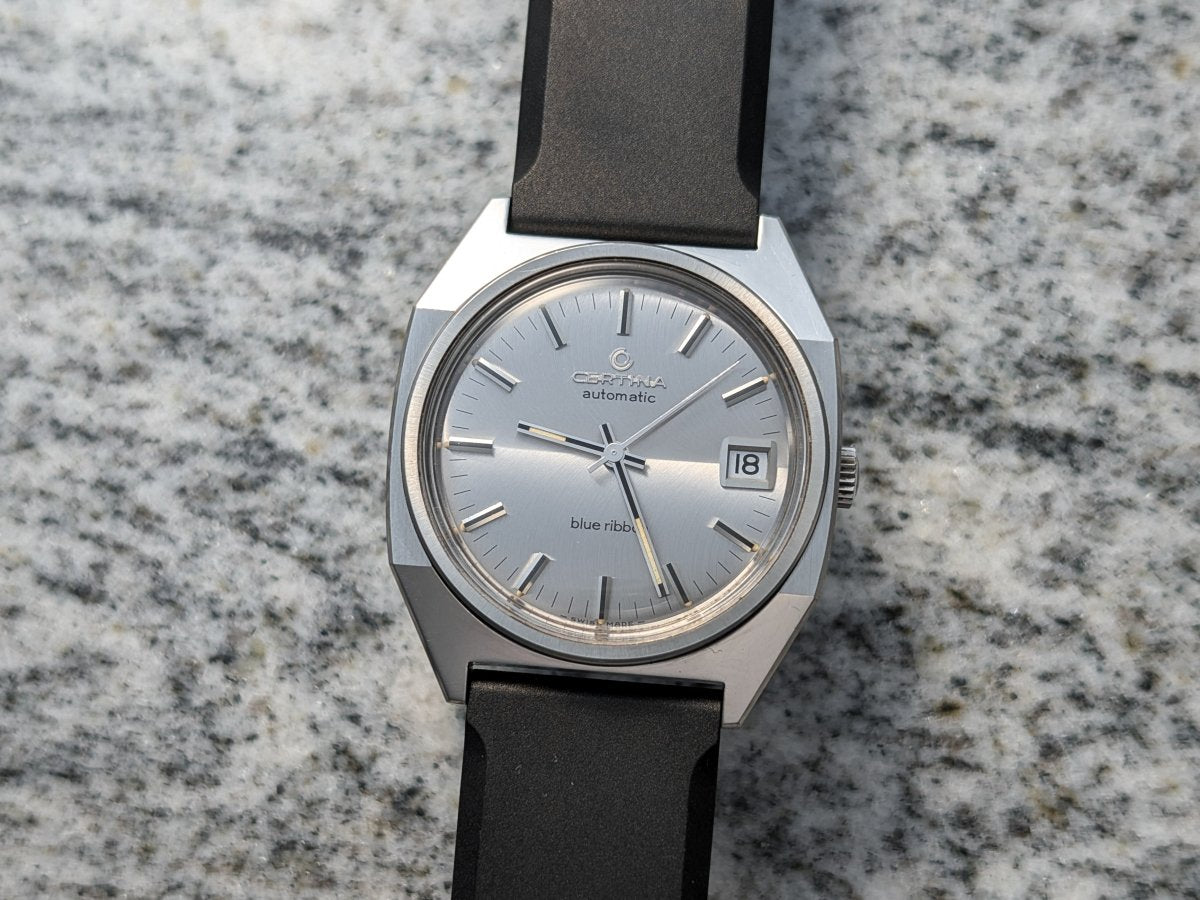 Certina Blue Ribbon Ref. 913.3790.41 - Octagonal Case - 70s Wristwatch