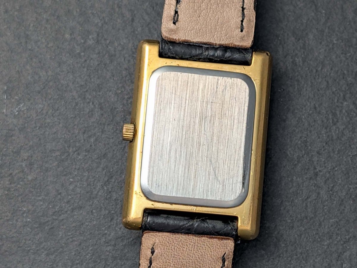 Charles Fabien Tank - Gold Plated Wristwatch