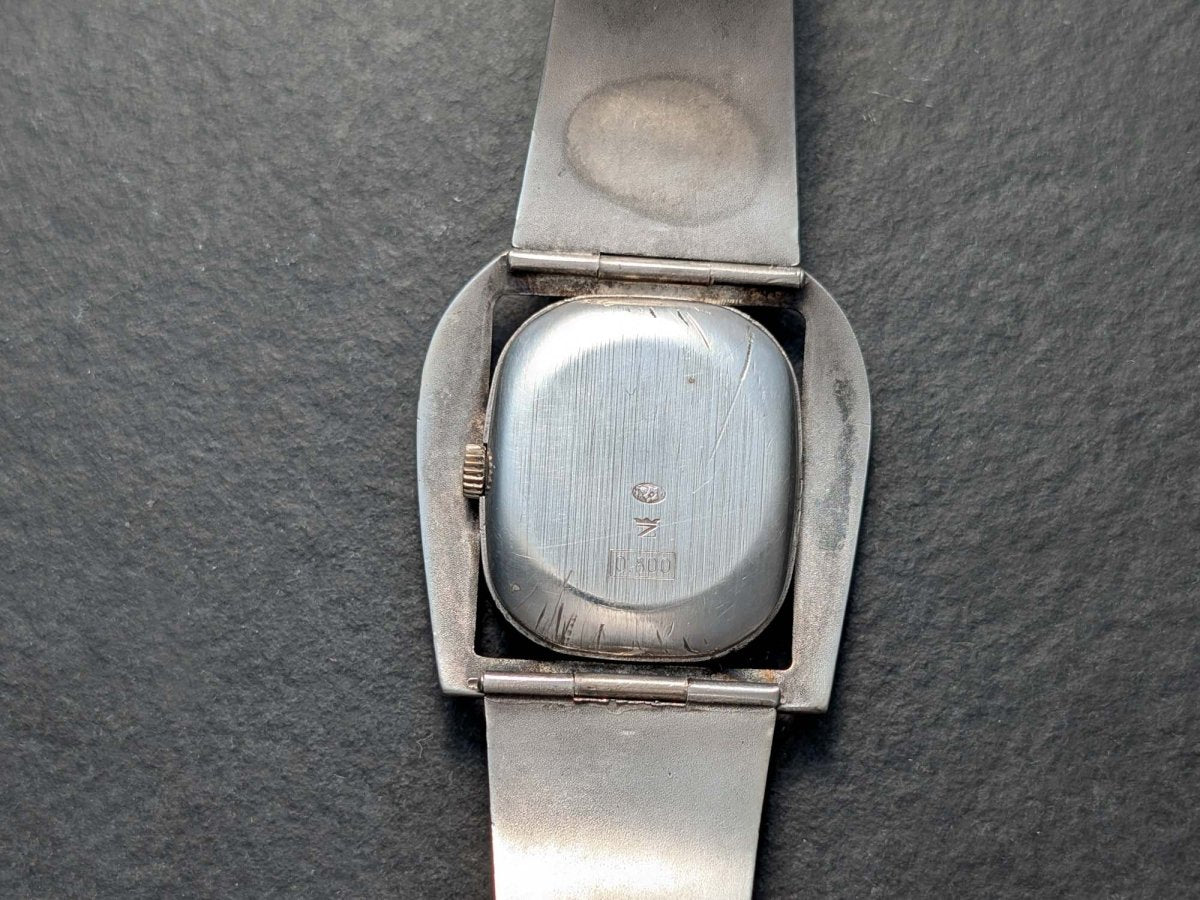 Diarex Silver Buckle Watch - Blue Dial Wristwatch