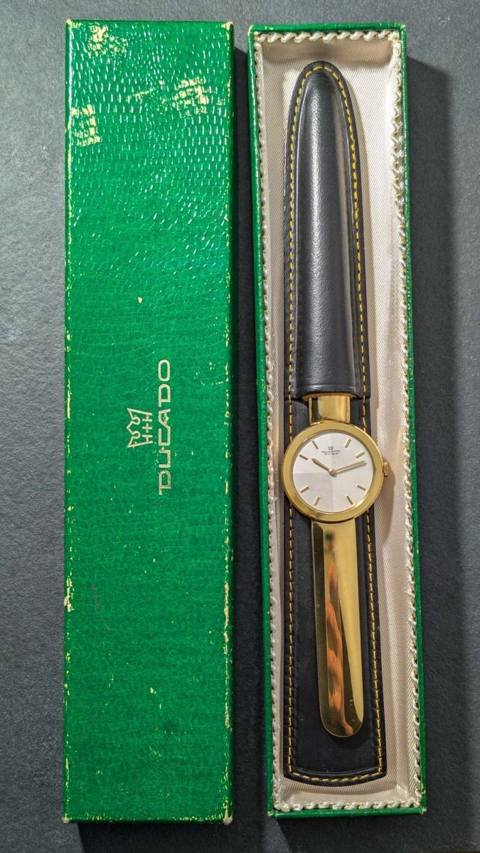 Ducado Letter Opener with Clock Collectible
