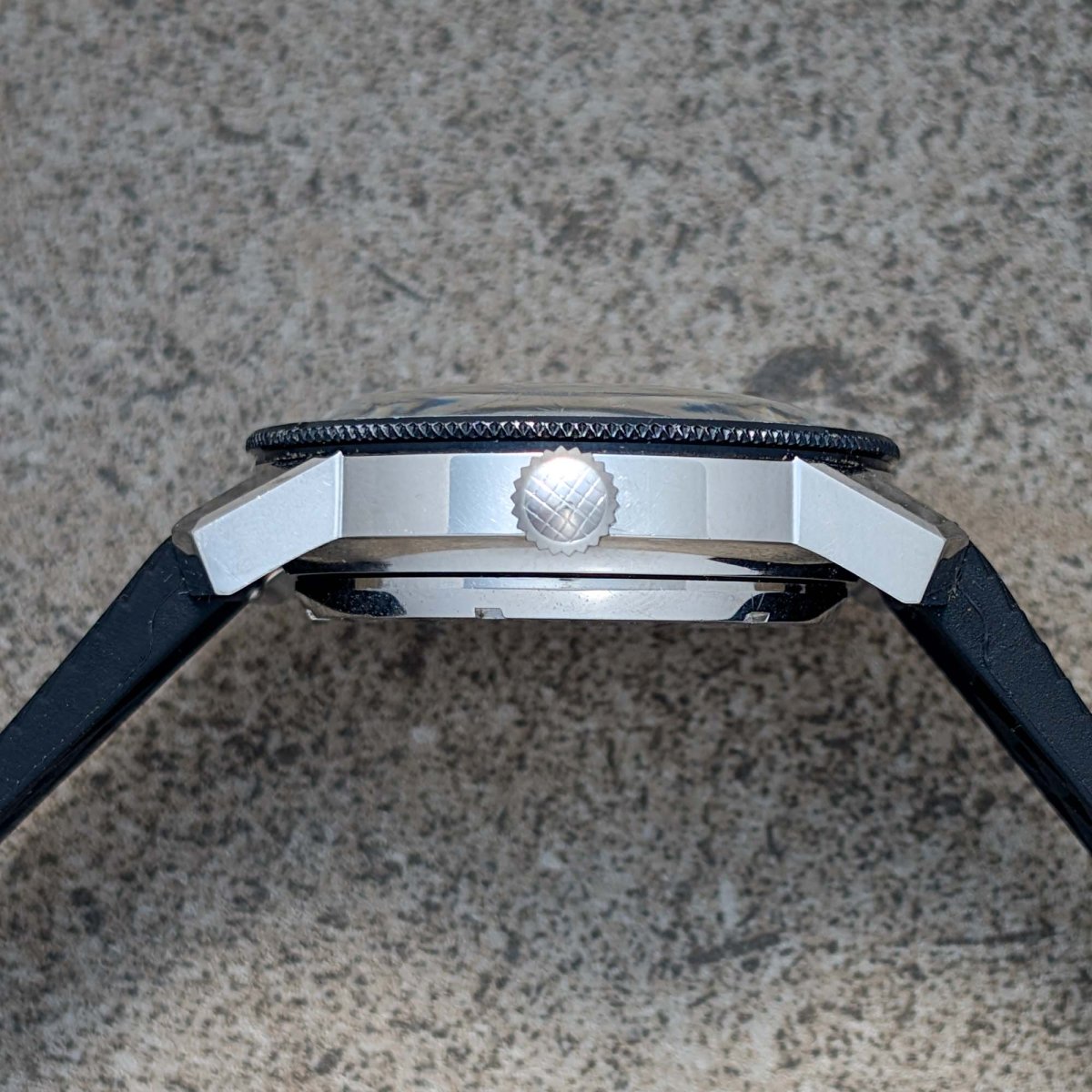 Dugena Ref. 524150 157 Buren 12 Microrotor Chronograph Reverse Panda