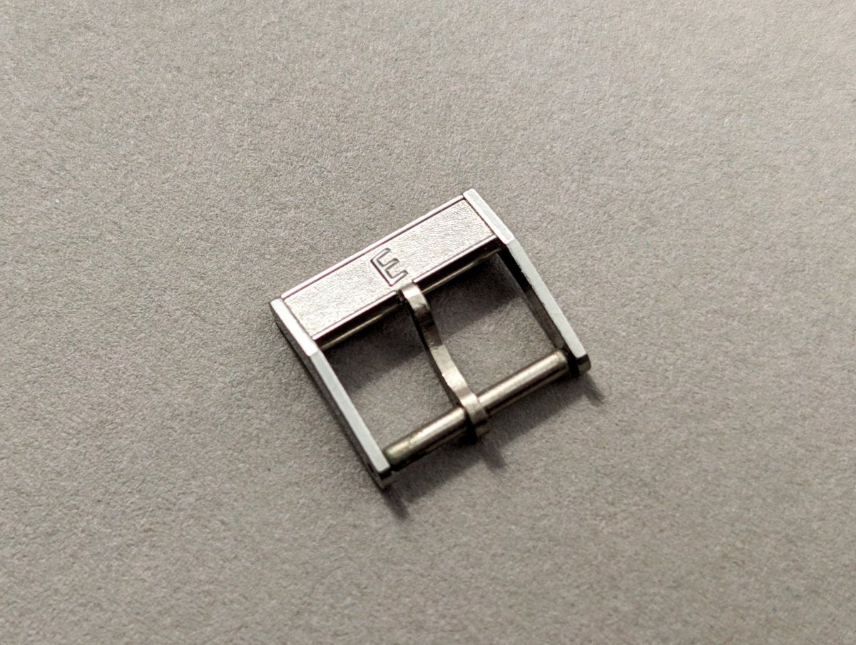 Eberhard Tank Royal Quart 18k White Gold Diamond Bezel Wristwatch