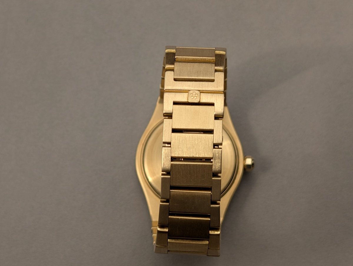 Eterna Kontiki Royal Quartz 18k Gold Ref 729 1505 68 Wristwatch