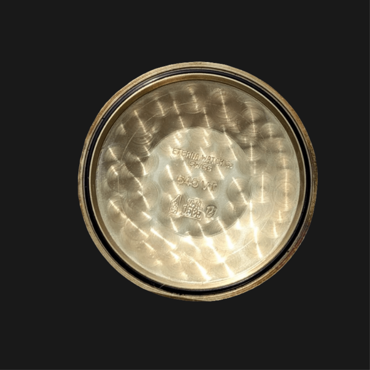Eterna - Matic 1000 Ref. 645 VT - 14k Gold - Sunburst Dial