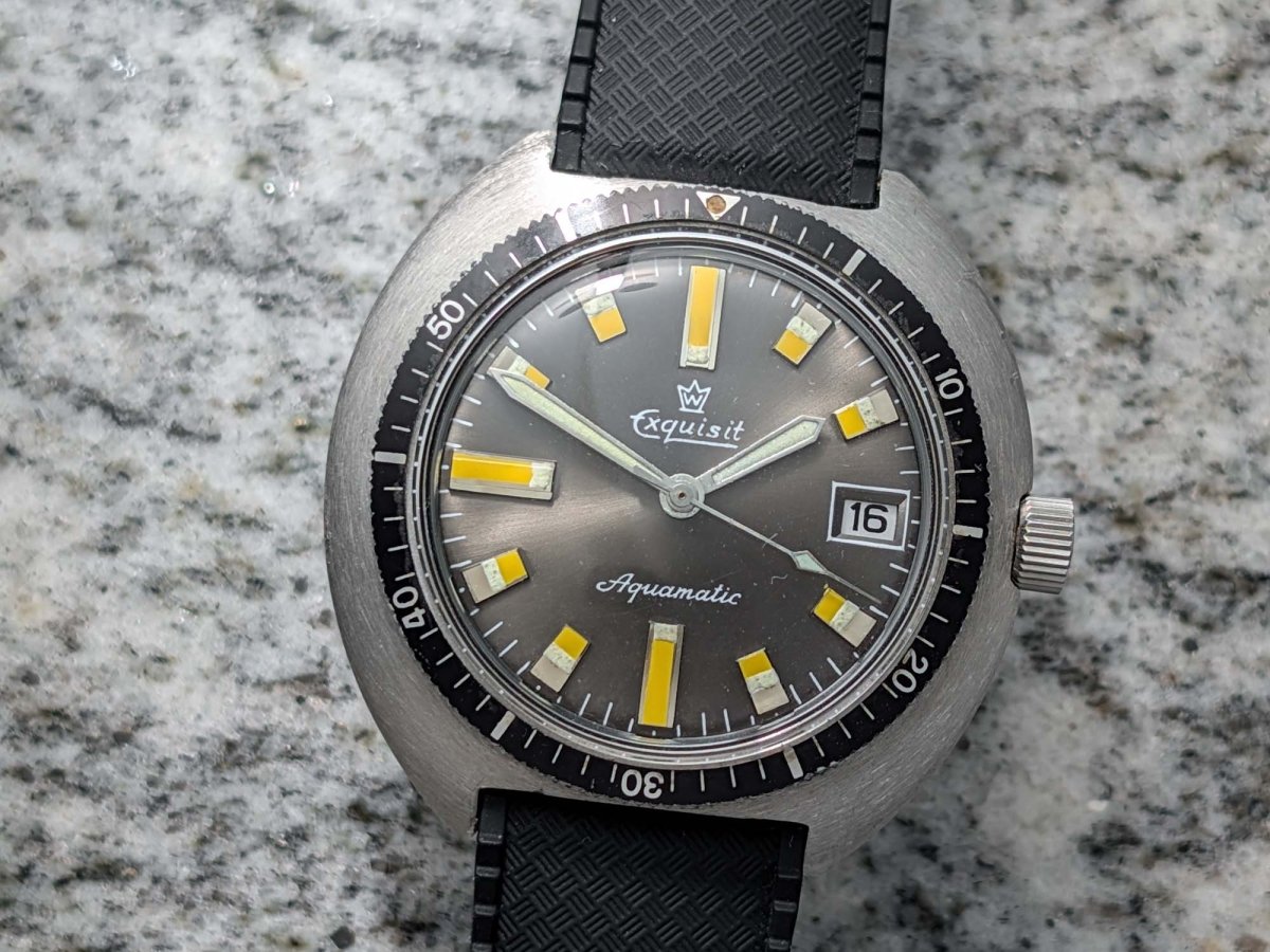 Exquisit Aquamatic - Discus Diver Wristwatch