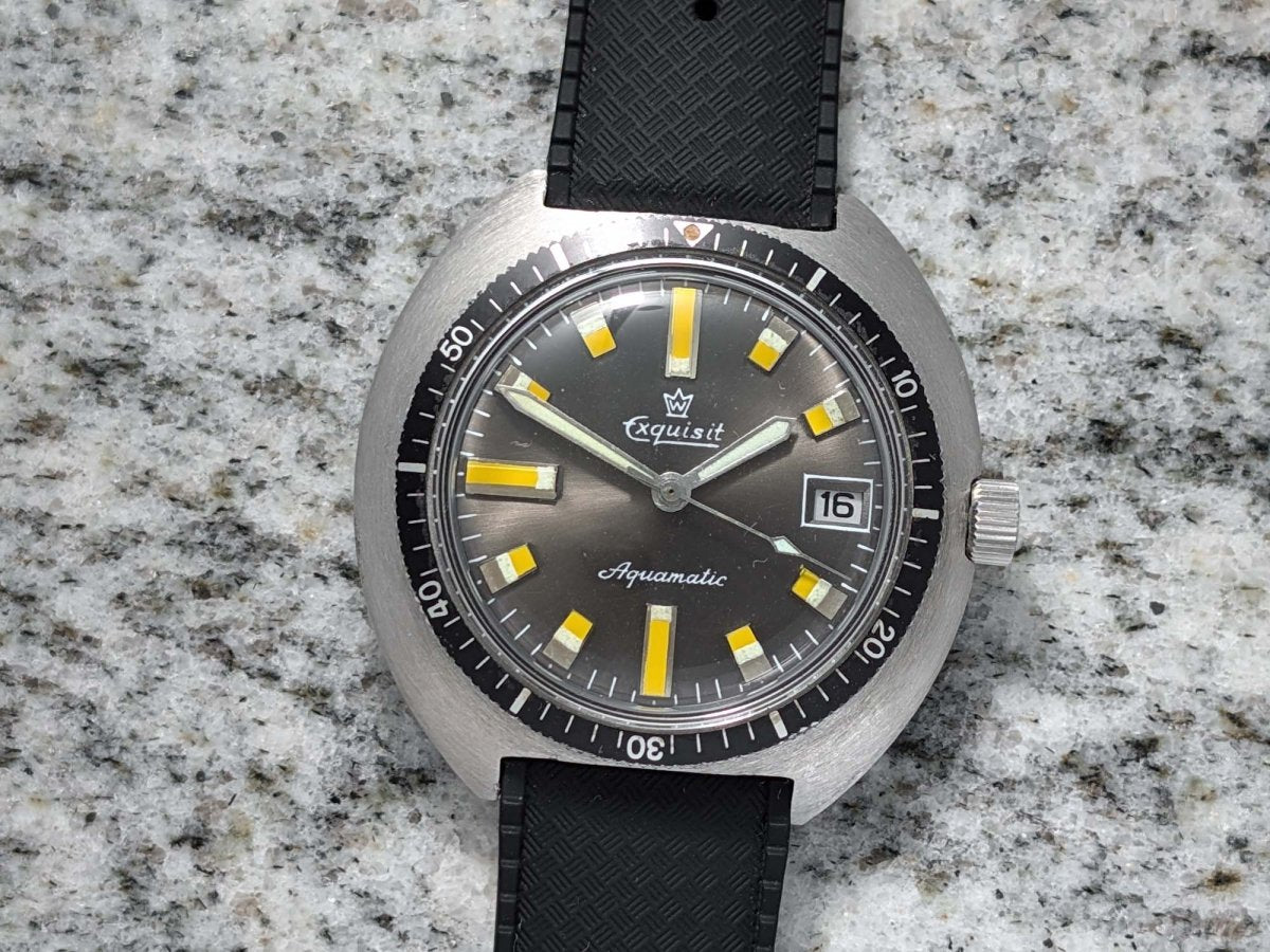 Exquisit Aquamatic - Discus Diver Wristwatch