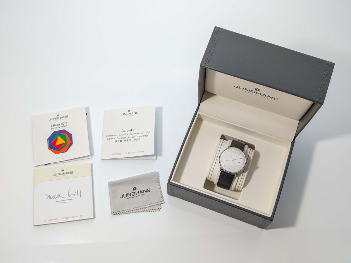 Junghans Max Bill Edition 2017 041/4763.00 graphic series Wristwatch