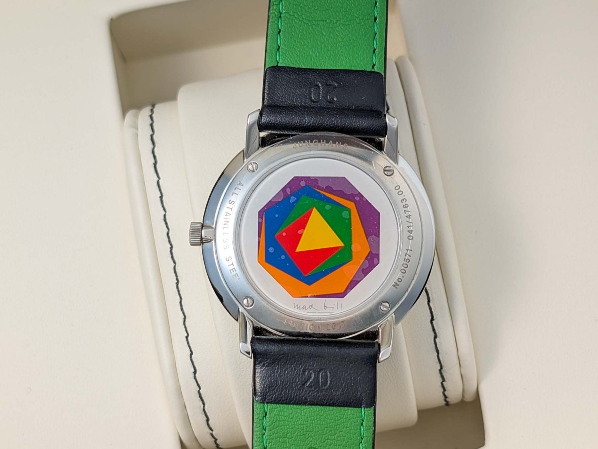 Junghans Max Bill Edition 2017 041/4763.00 graphic series Wristwatch