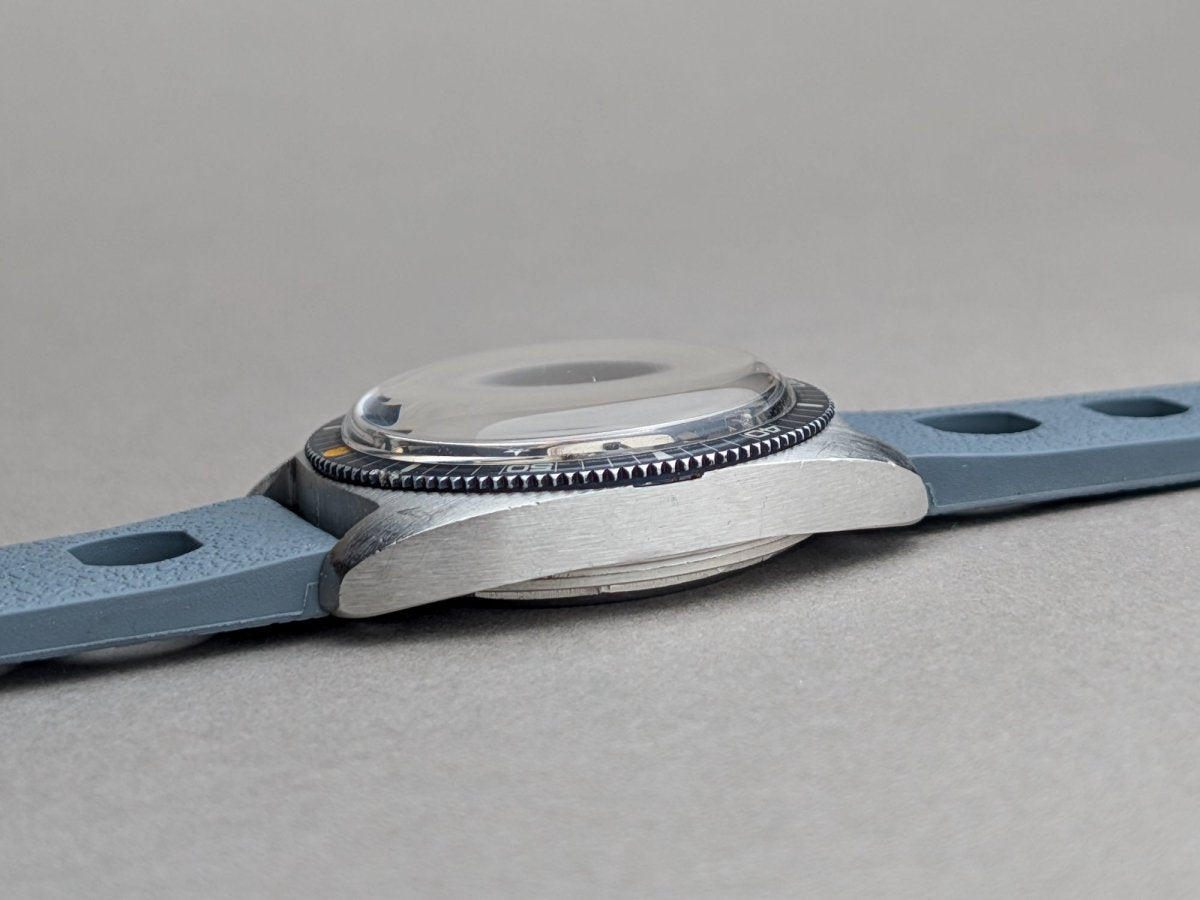 Junghans Olympic Bi - Compax Chronograph Blue Grey Valjoux 7733 Wristwatch