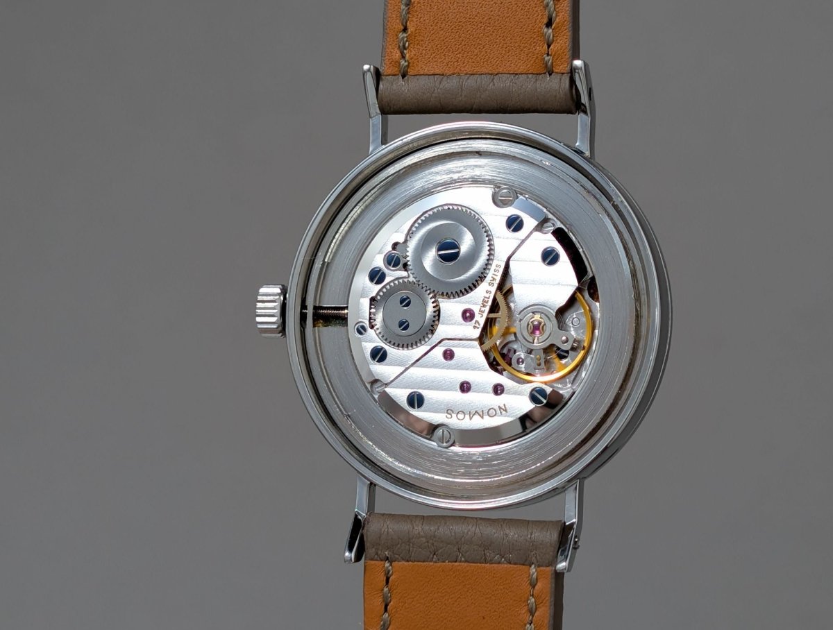 Nomos Tangente 35 Lange Dial Wristwatch