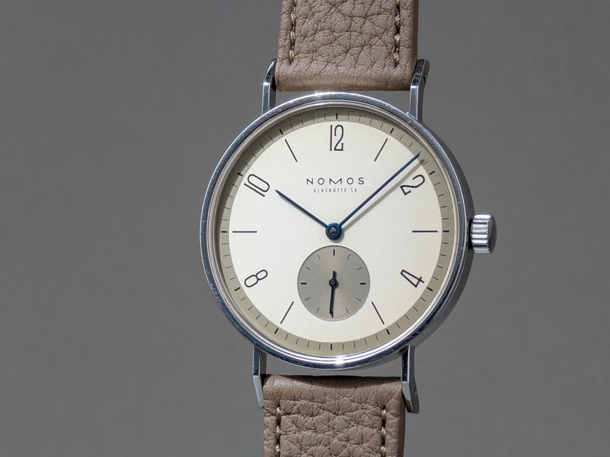 Nomos Tangente 35 Lange Dial Wristwatch