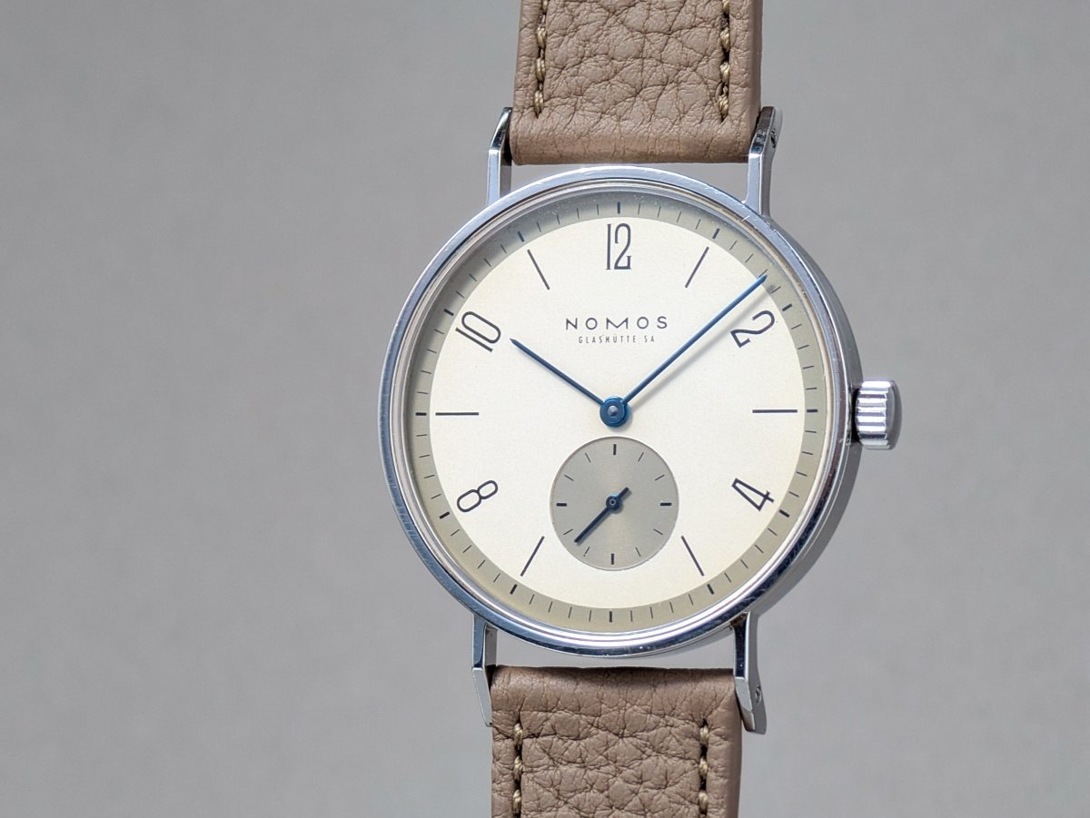 Nomos Tangente 35 Lange Dial Wristwatch