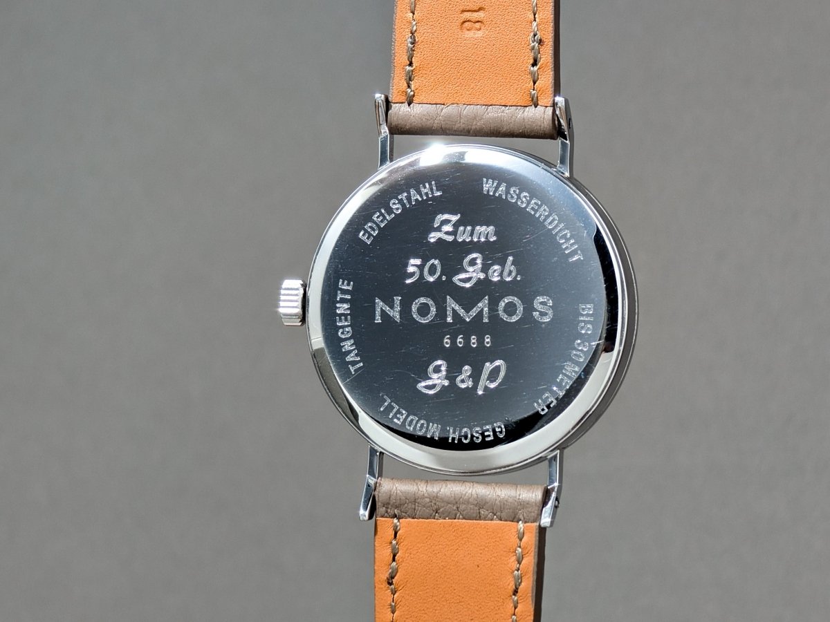 Nomos Tangente 35 Lange Dial Wristwatch