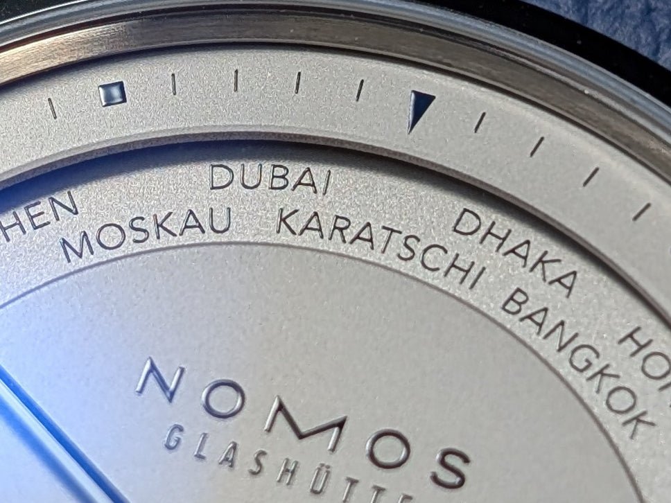 Nomos Zurich Weltzeit Ref. 805 Wristwatch