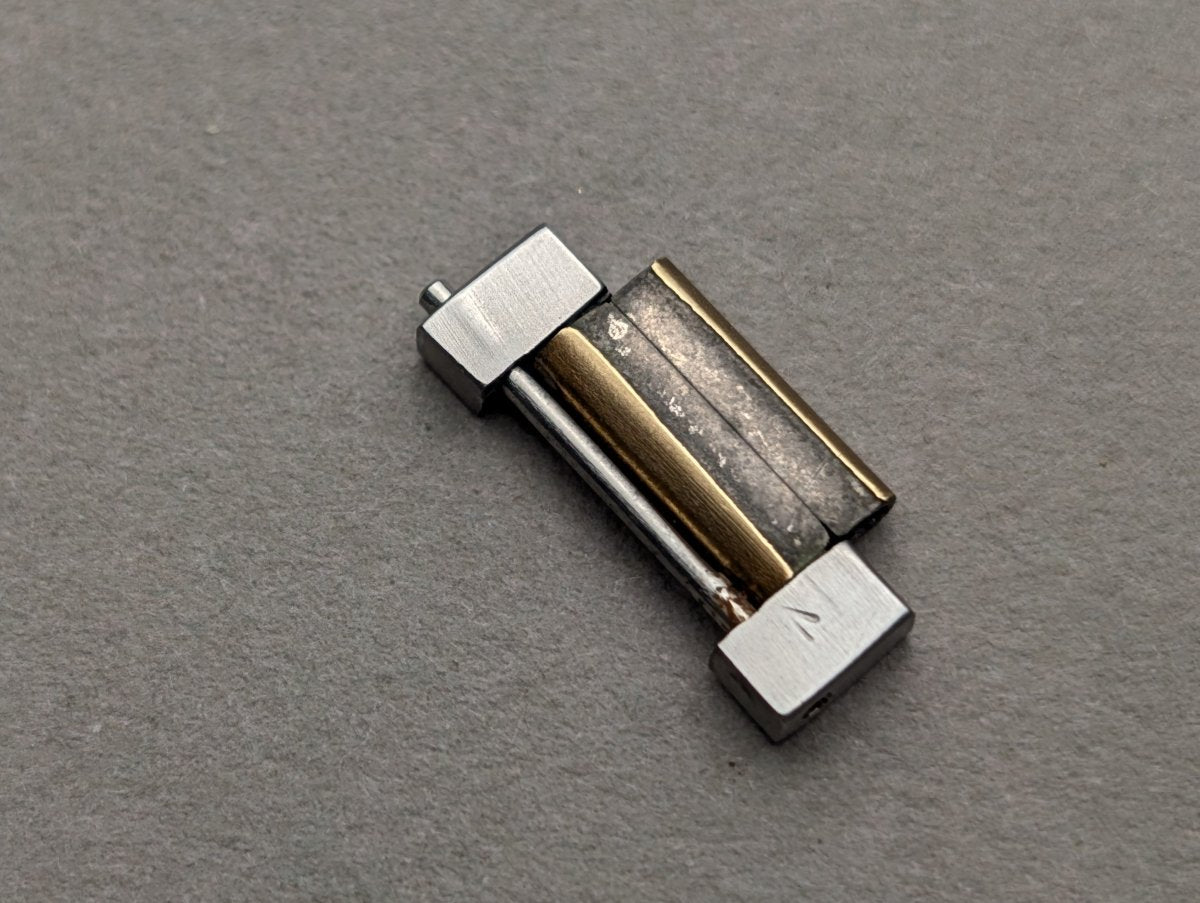 Omega Speedmaster Teutonic 145.0040 345.0803 Two Tone Bracelet Link 1413/019 Spare Part