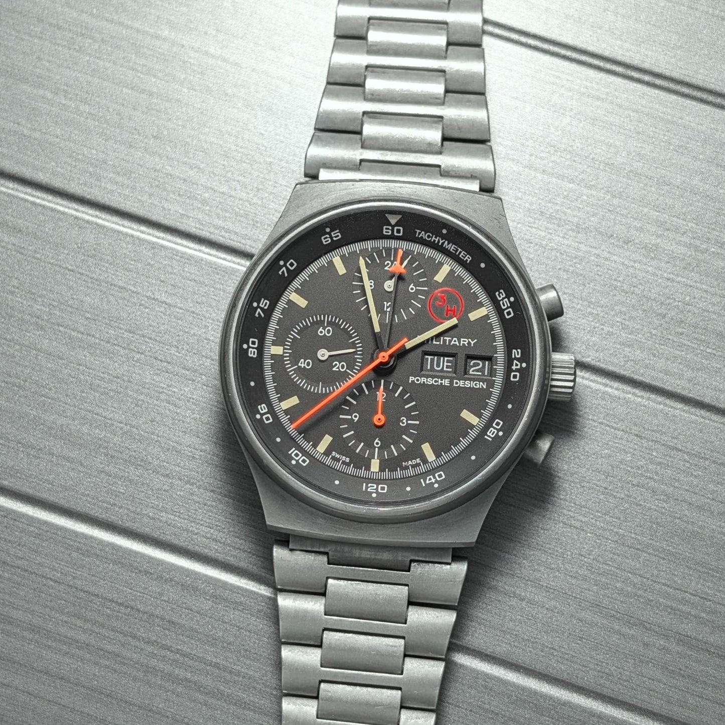 Orfina Porsche Design 7176 3H Grey Wristwatch