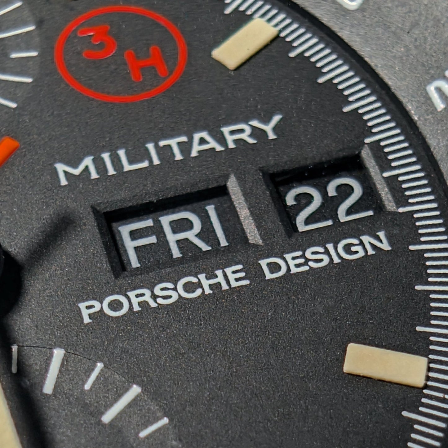 Orfina Porsche Design 7176 3H Grey Wristwatch