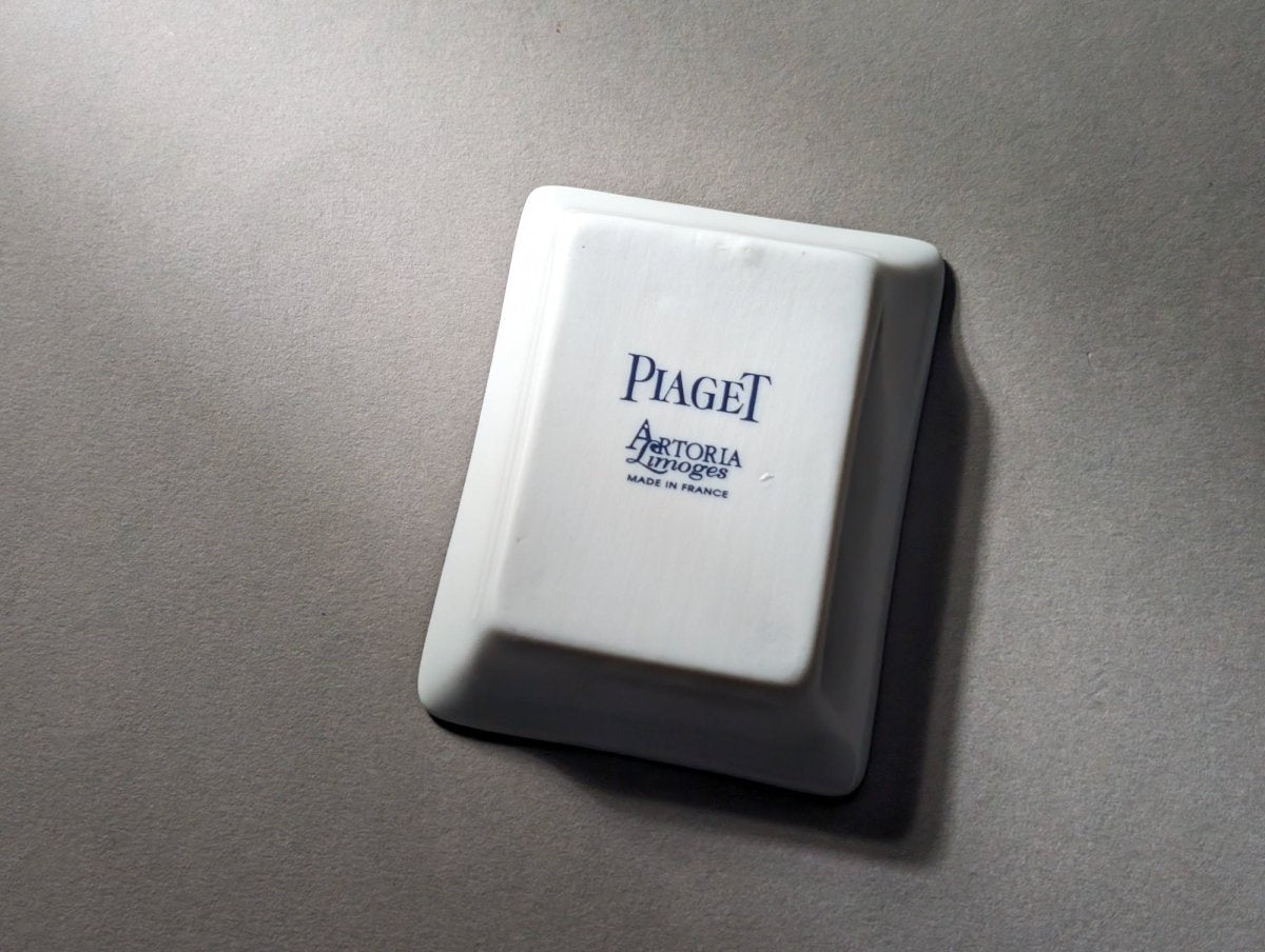 Piaget Artoria Limoges Ceramic Trinket Dish Tray Watch Dial Collectible