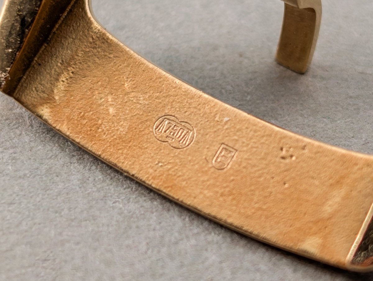 Porsche Design 20 mm 18k Gold Pin Buckle Strap / Bracelet