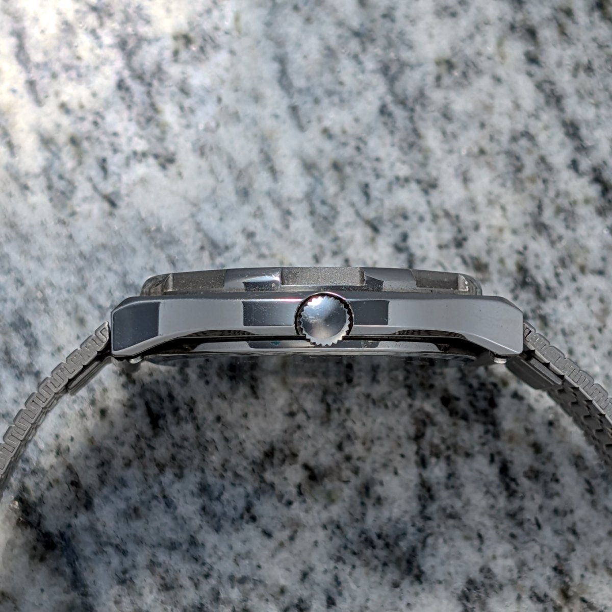 Provita - Integrated Bracelet - Grey Dial Wristwatch