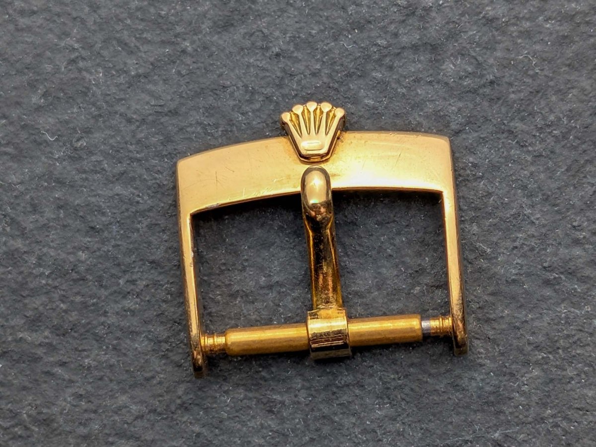 Rolex 16 mm 18k Gold Buckle Strap / Bracelet