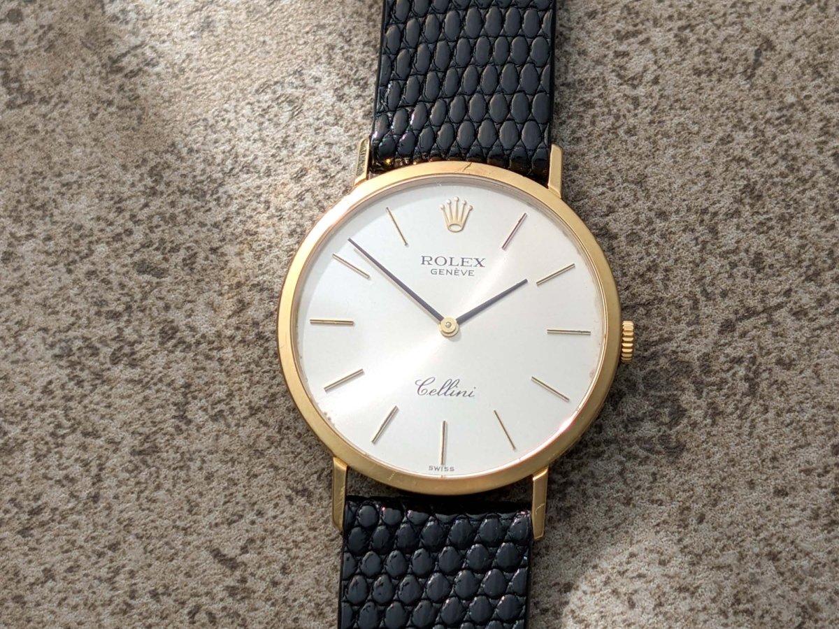 Rolex Cellini 18k Gold Ref. 4112 Caliber 1601 Wristwatch