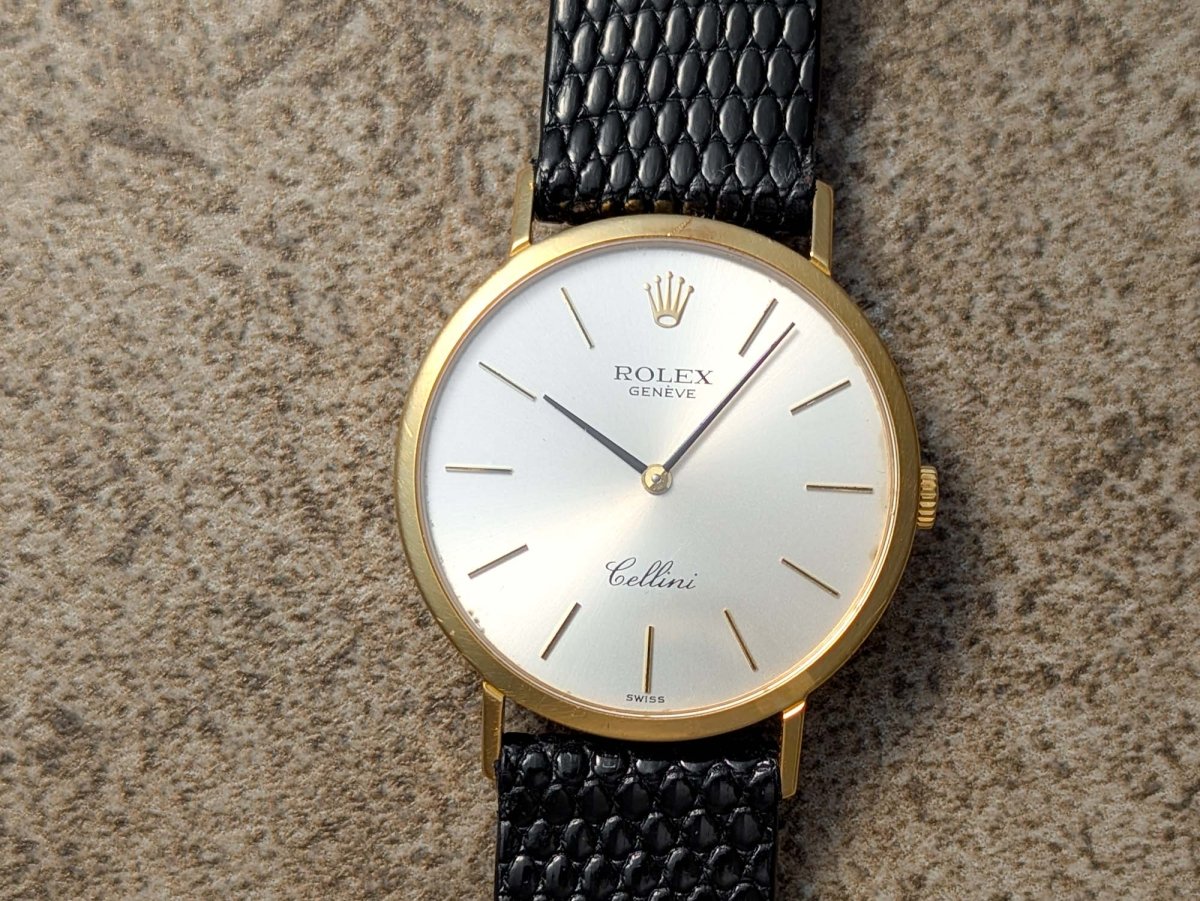 Rolex Cellini 18k Gold Ref. 4112 Caliber 1601 Wristwatch
