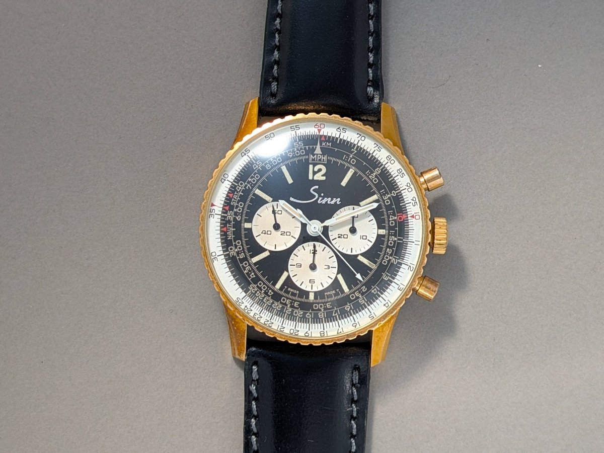 Sinn 903 PL Navigationsuhr Lemania 1873 Steel Case Back – 10bps