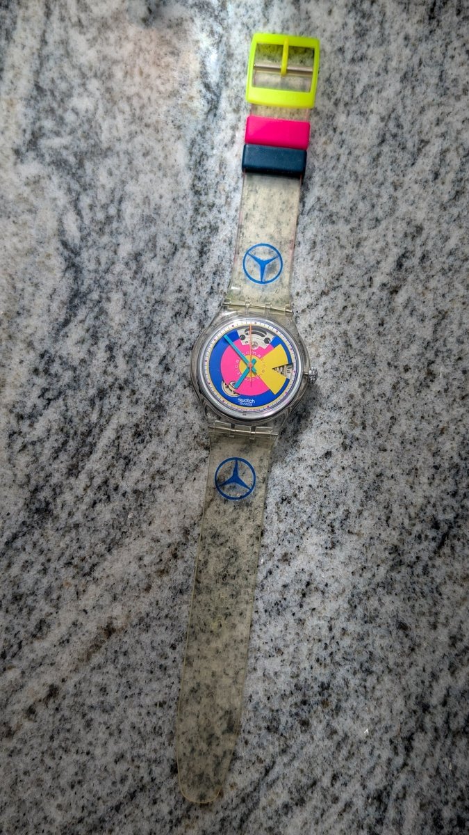 Swatch SAK 109 Automatic Happy Wheels Mercedes Benz Daimler Chrysler Wristwatch