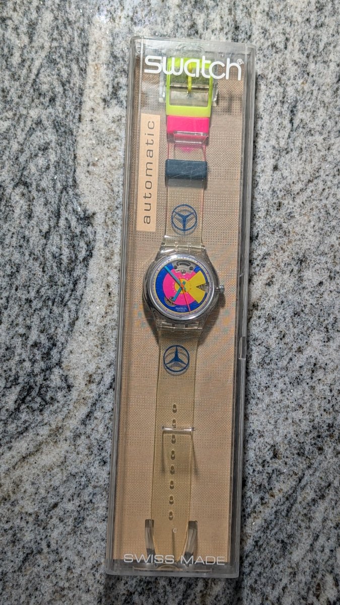 Swatch SAK 109 Automatic Happy Wheels Mercedes Benz Daimler Chrysler Wristwatch