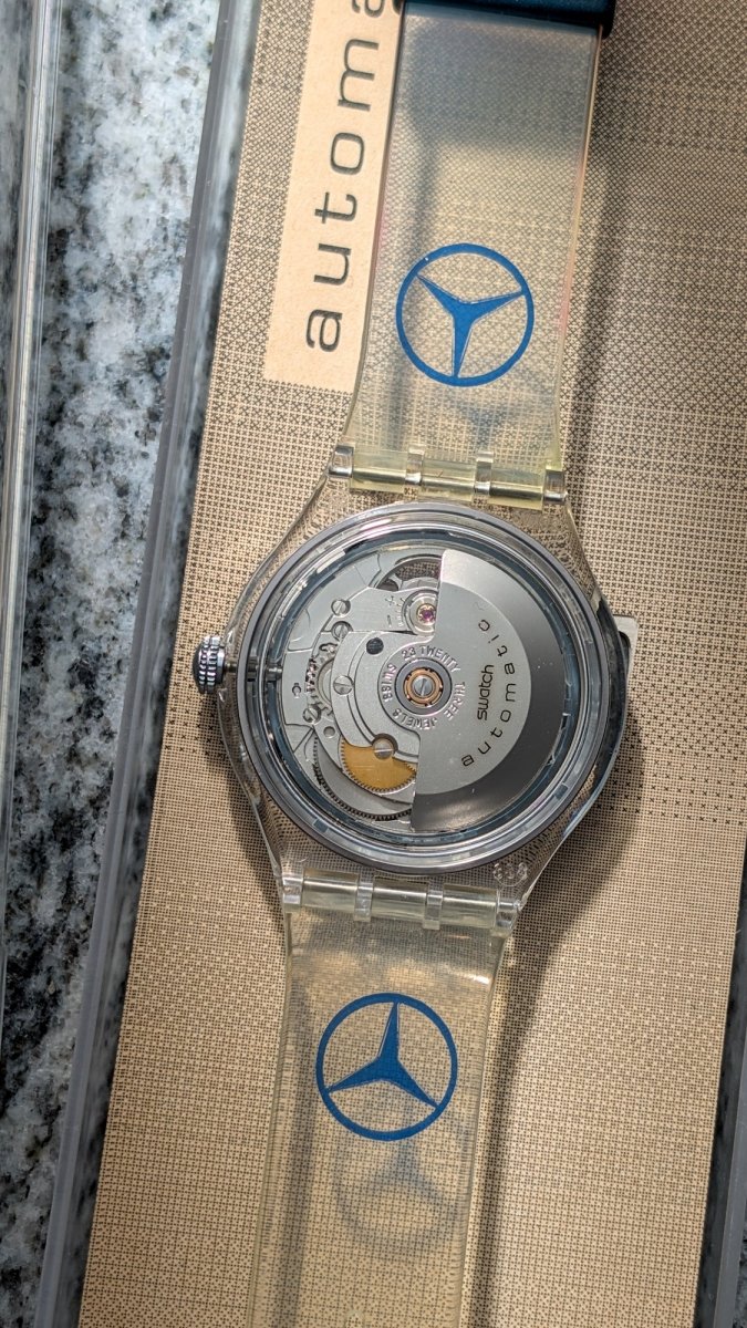 Swatch SAK 109 Automatic Happy Wheels Mercedes Benz Daimler Chrysler Wristwatch