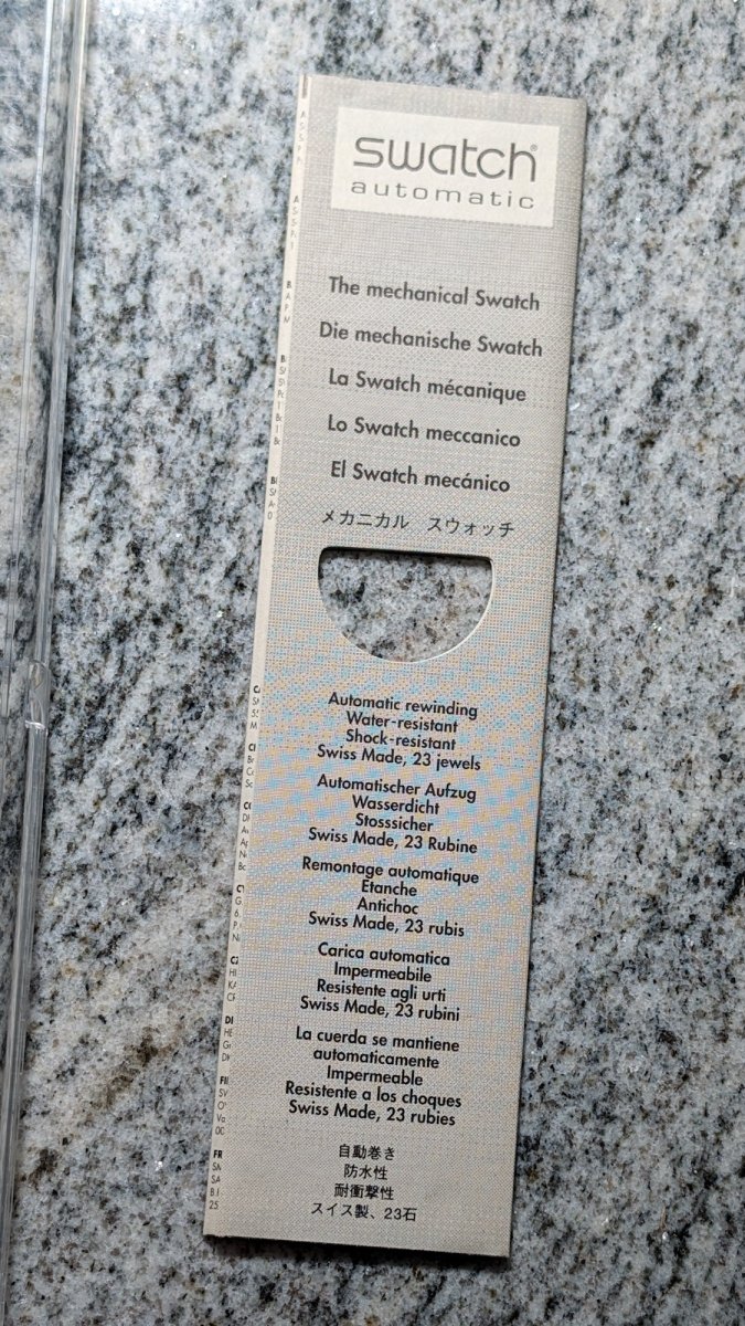 Swatch SAK 109 Automatic Happy Wheels Mercedes Benz Daimler Chrysler Wristwatch