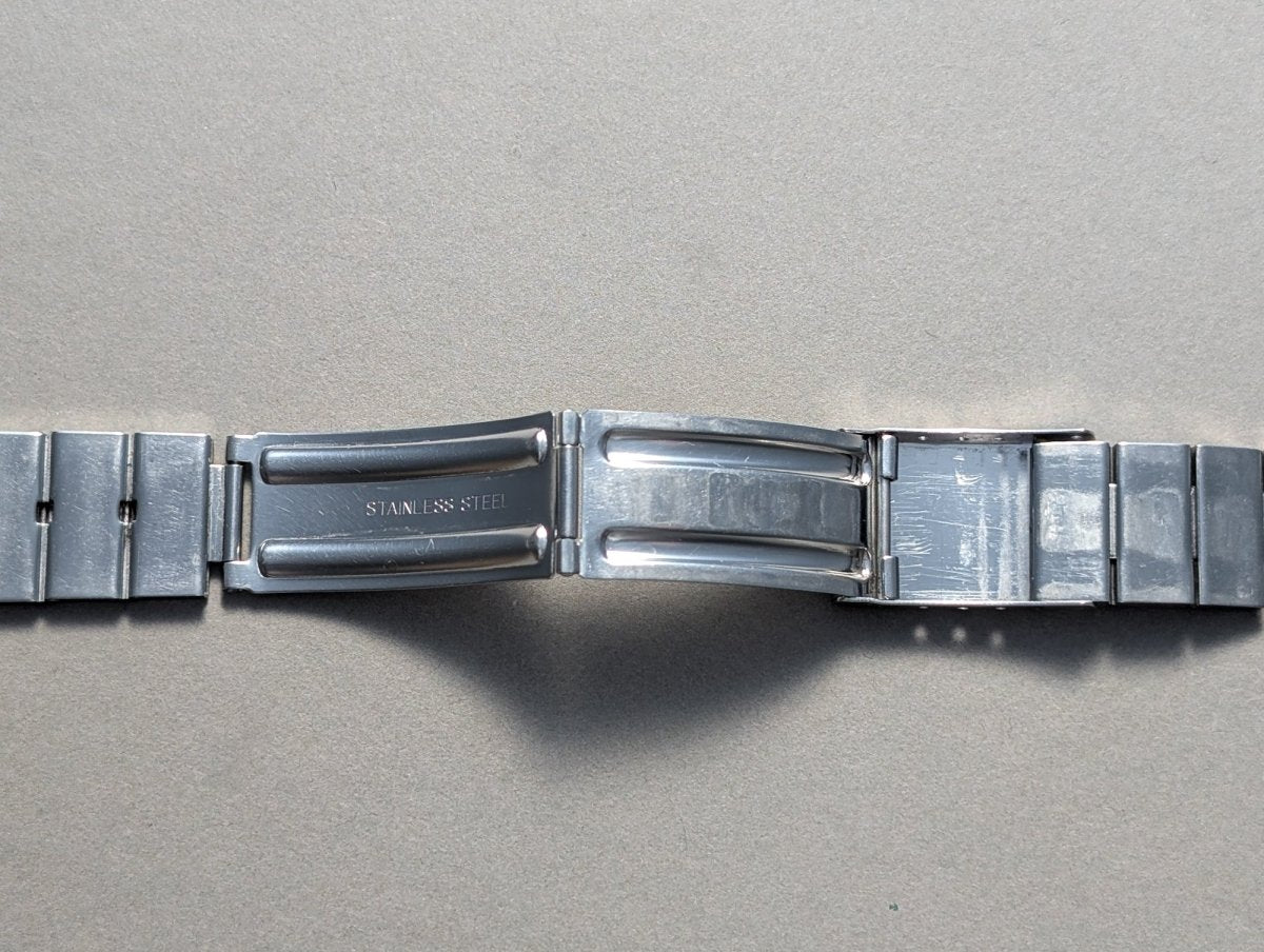 Vintage 18 mm Stainless Steel Bracelet Sporty Strap / Bracelet