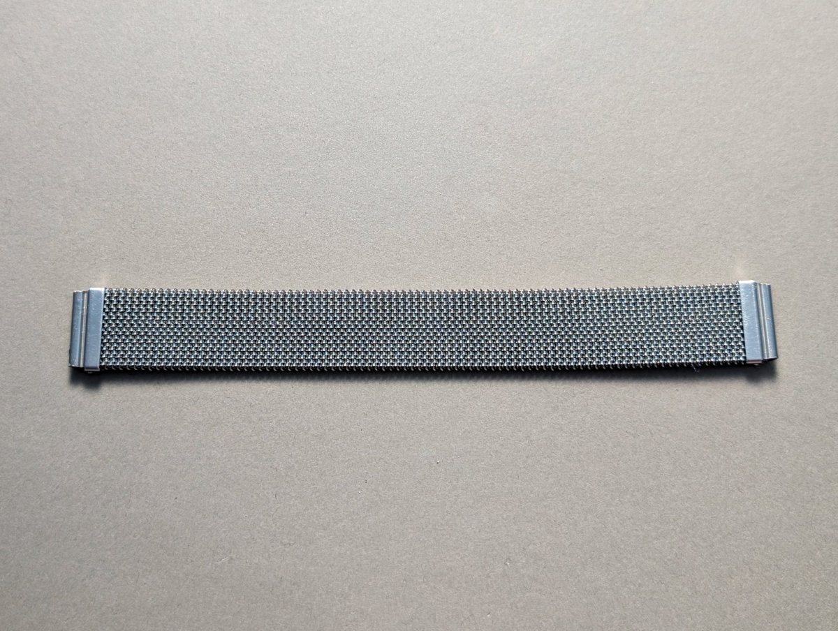 Vintage 18 mm Tessuflex Flexible Steel Milanaise Mesh Bracelet Strap / Bracelet
