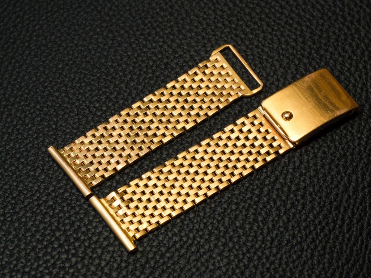16 17 18 19 20 mm 18k Gold Watch Bracelet Strap / Bracelet