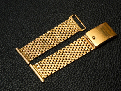 16 17 18 19 20 mm 18k Gold Watch Bracelet Strap / Bracelet